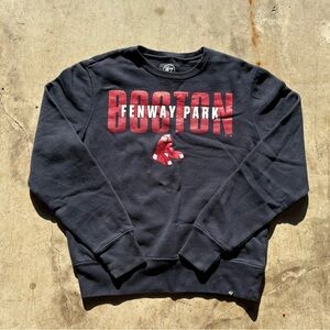 Boston Red Sox '47 Fenway Park Navy Blue Pullover Sweatshirt Small MLB Baseball